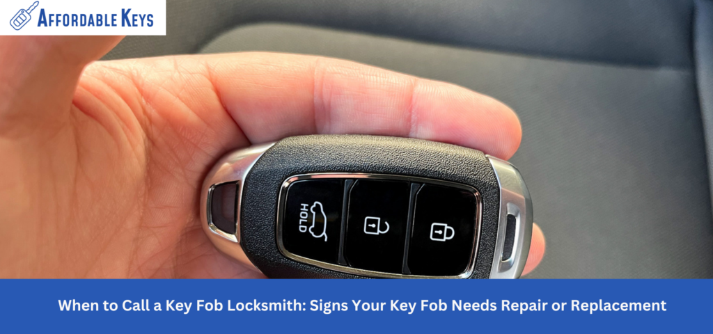 Key fob repair service by a professional key fob locksmith at Affordable Car Keys.