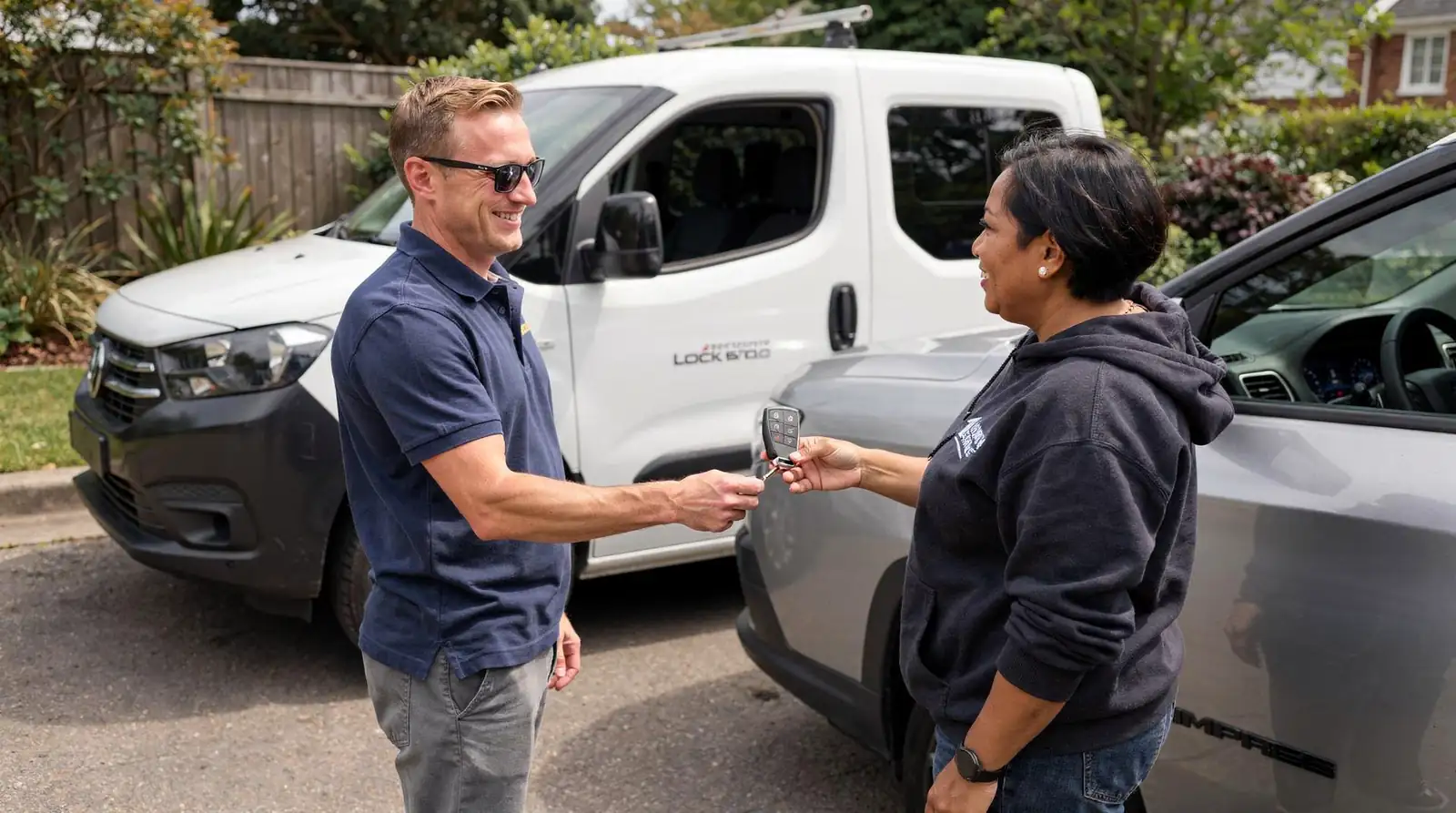 Mobile locksmiths travel directly to the customer's location with the tools needed to resolve