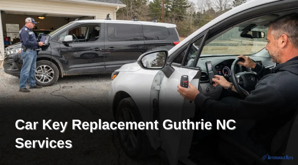Affordable Car Keys serves Guthrie, NC and the surrounding area as a trusted local locksmith