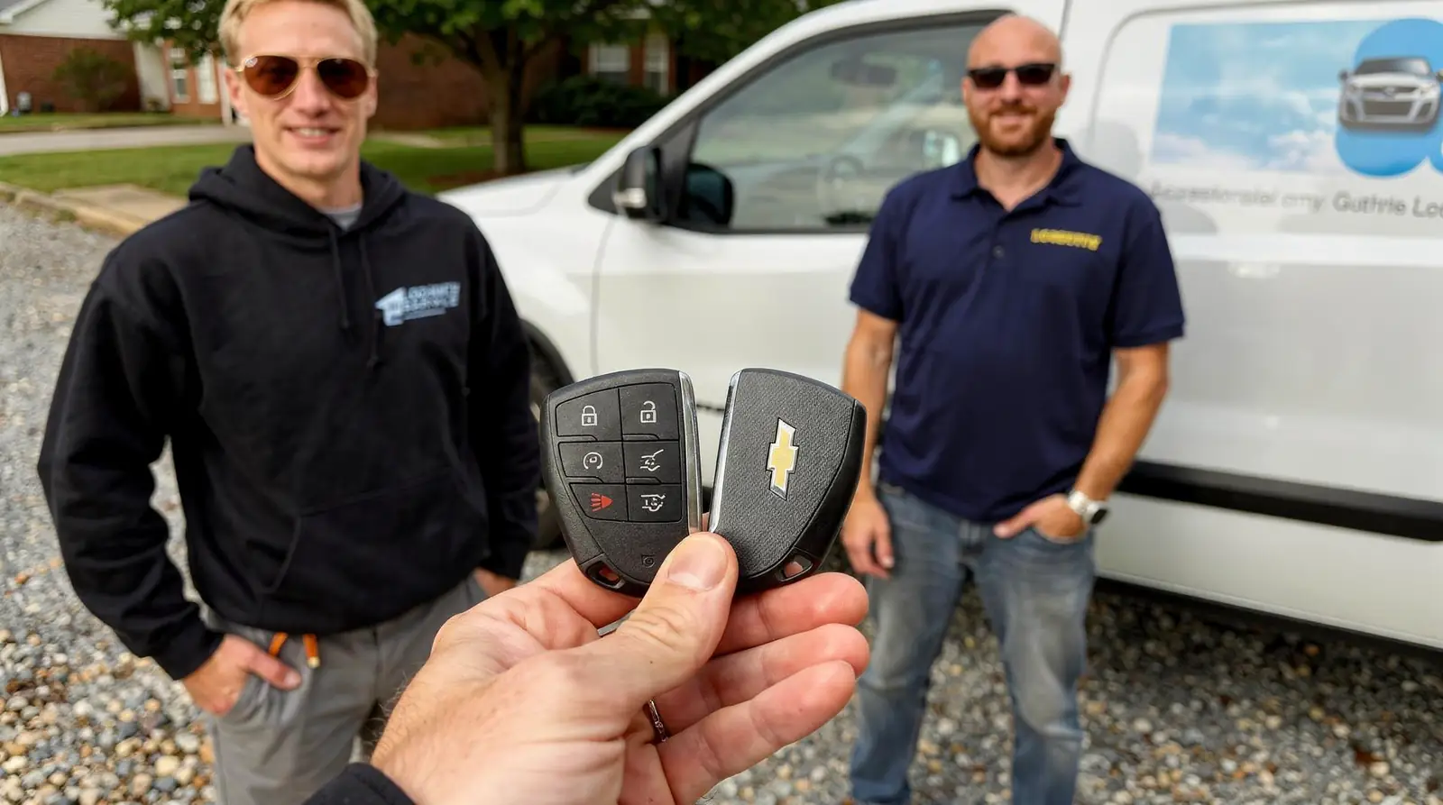 Mobile locksmith service duplicates a car key quickly and affordably without the runaround of dealership